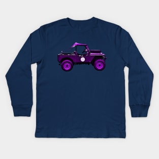 1955 Land Rover - Mavis Kids Long Sleeve T-Shirt